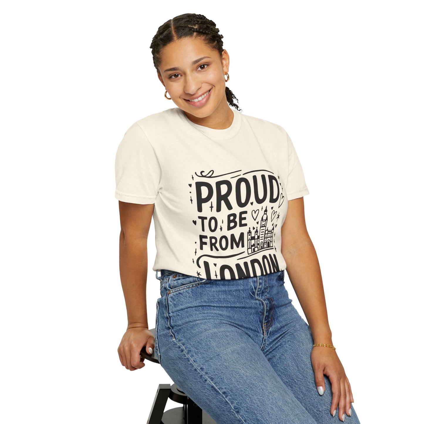 Unisex Garment-Dyed T-shirt - Proud to be from London