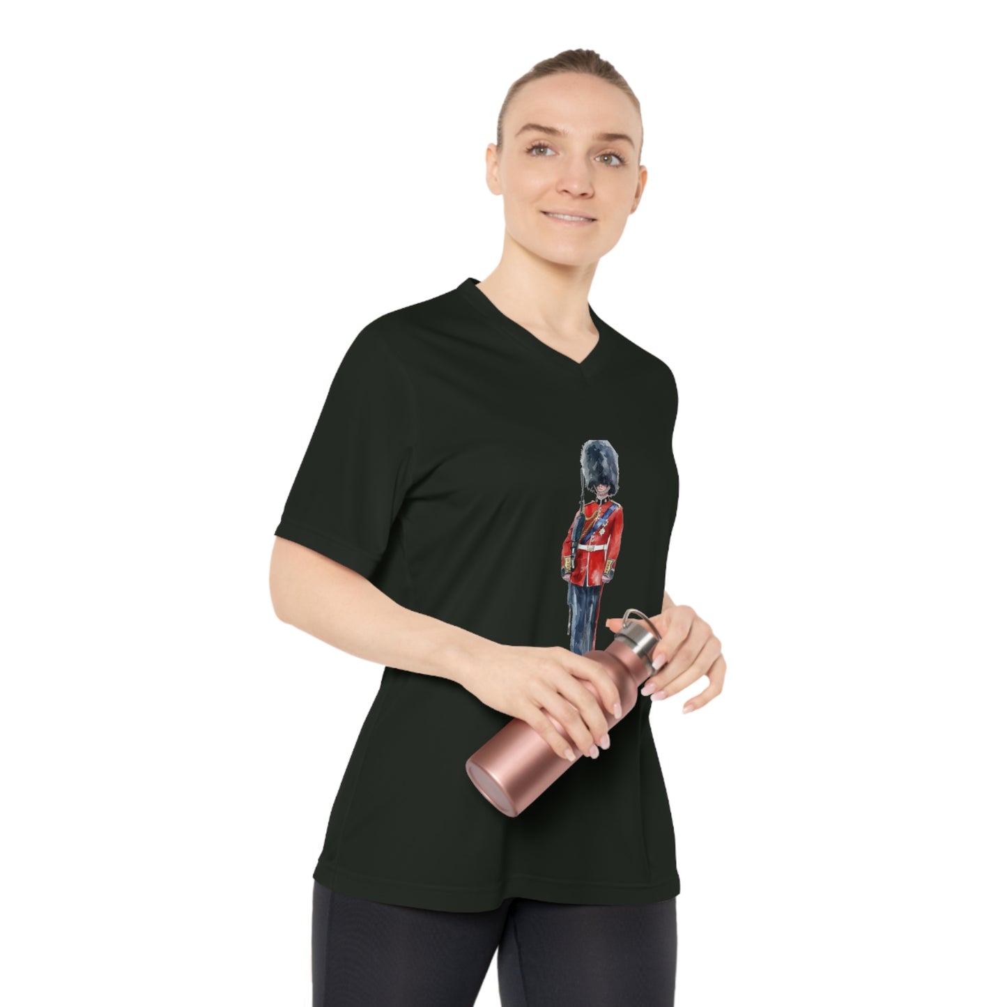 Women's Performance V-Neck T-Shirt - Stylish Activewear - Royal British Guard