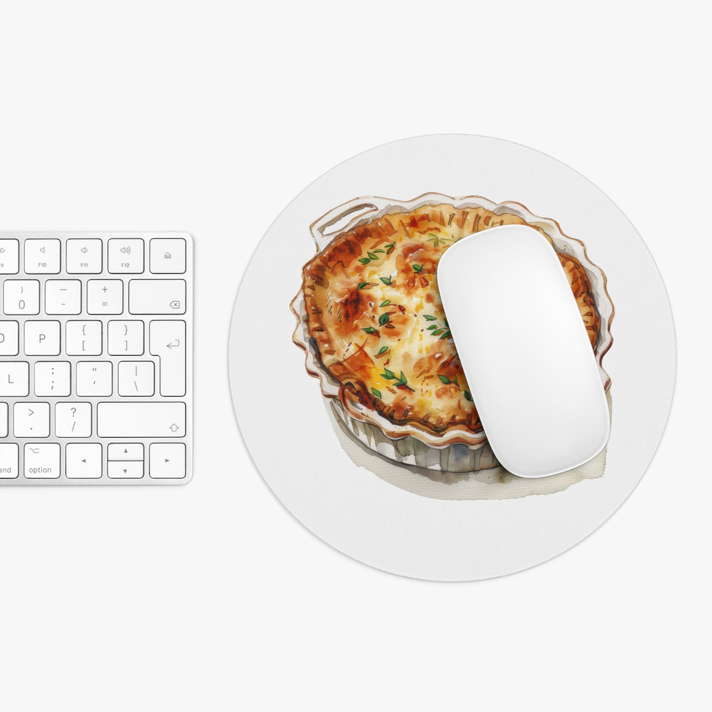 Gourmet Mouse Pad - Cheesy Lasagna Comfort Food Mat, Kitchen Gadgets, Cooking Gifts, Home Office Decor, Foodie Accessories