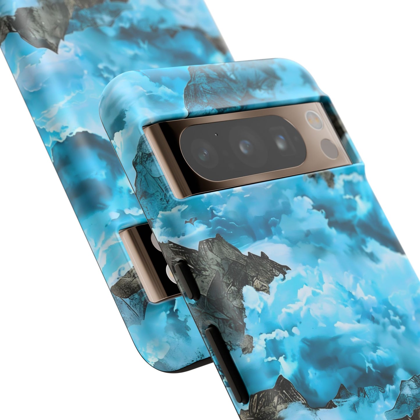 Mountain Wave Phone Case - Adventure Gear, Outdoor Gifts, Stylish Cases, Trendy Accessories, Nature Lovers