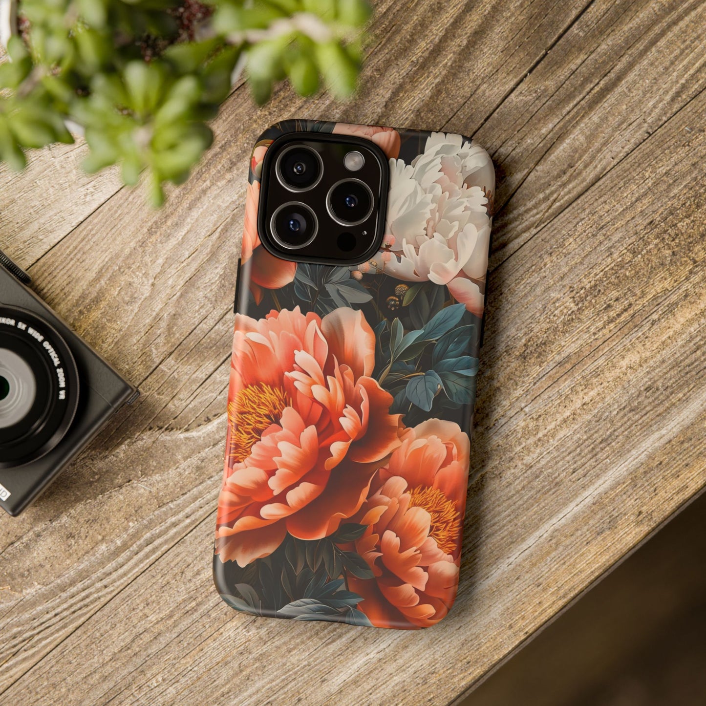Floral Phone Case - Tough Cases, Durable Cover, Flower Design, Unique Gift, Phone Accessories