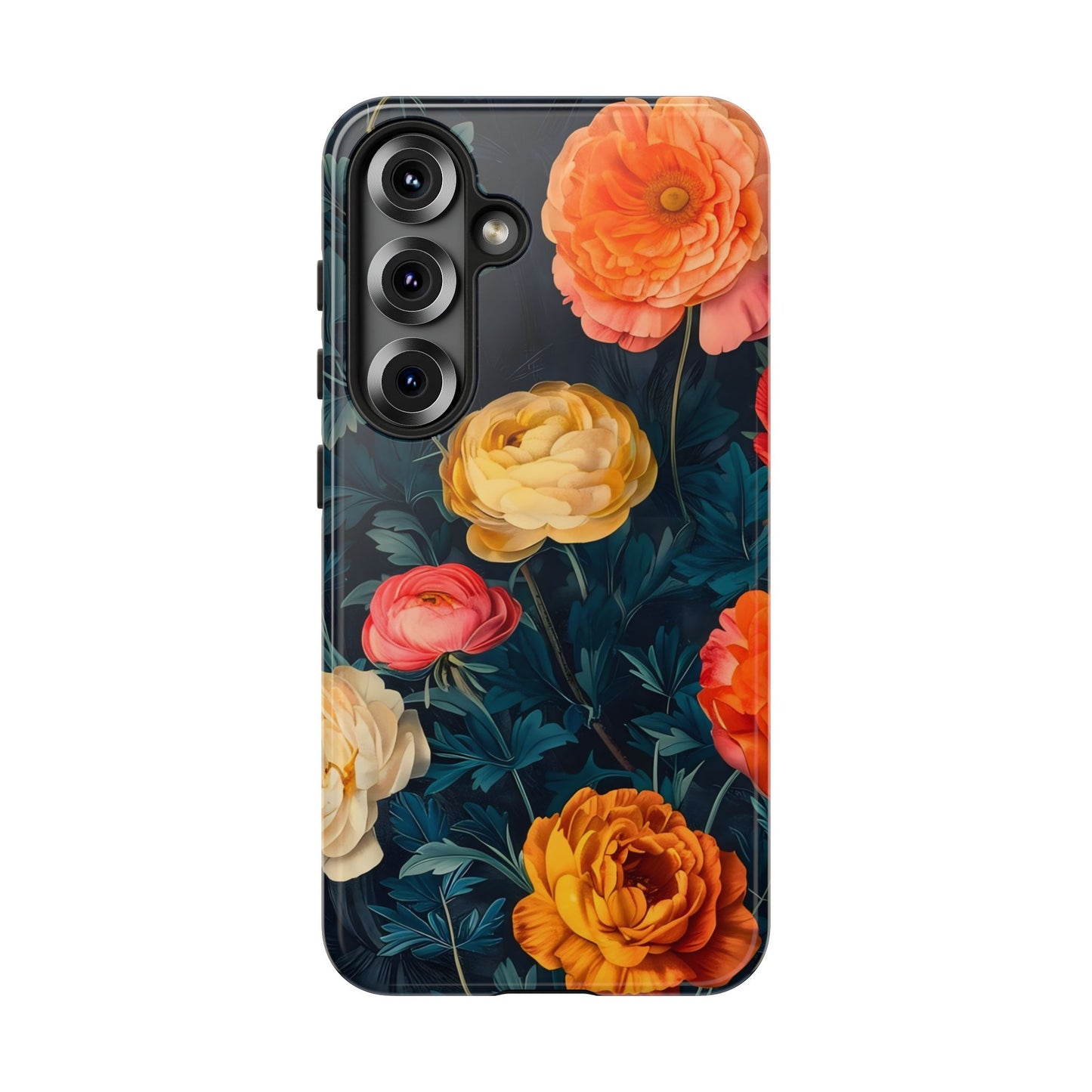 Floral Phone Case - Tough Cases, Stylish Protection, Gift for Flower Lovers, Customizable Cover, Floral Design Mobile Accessory
