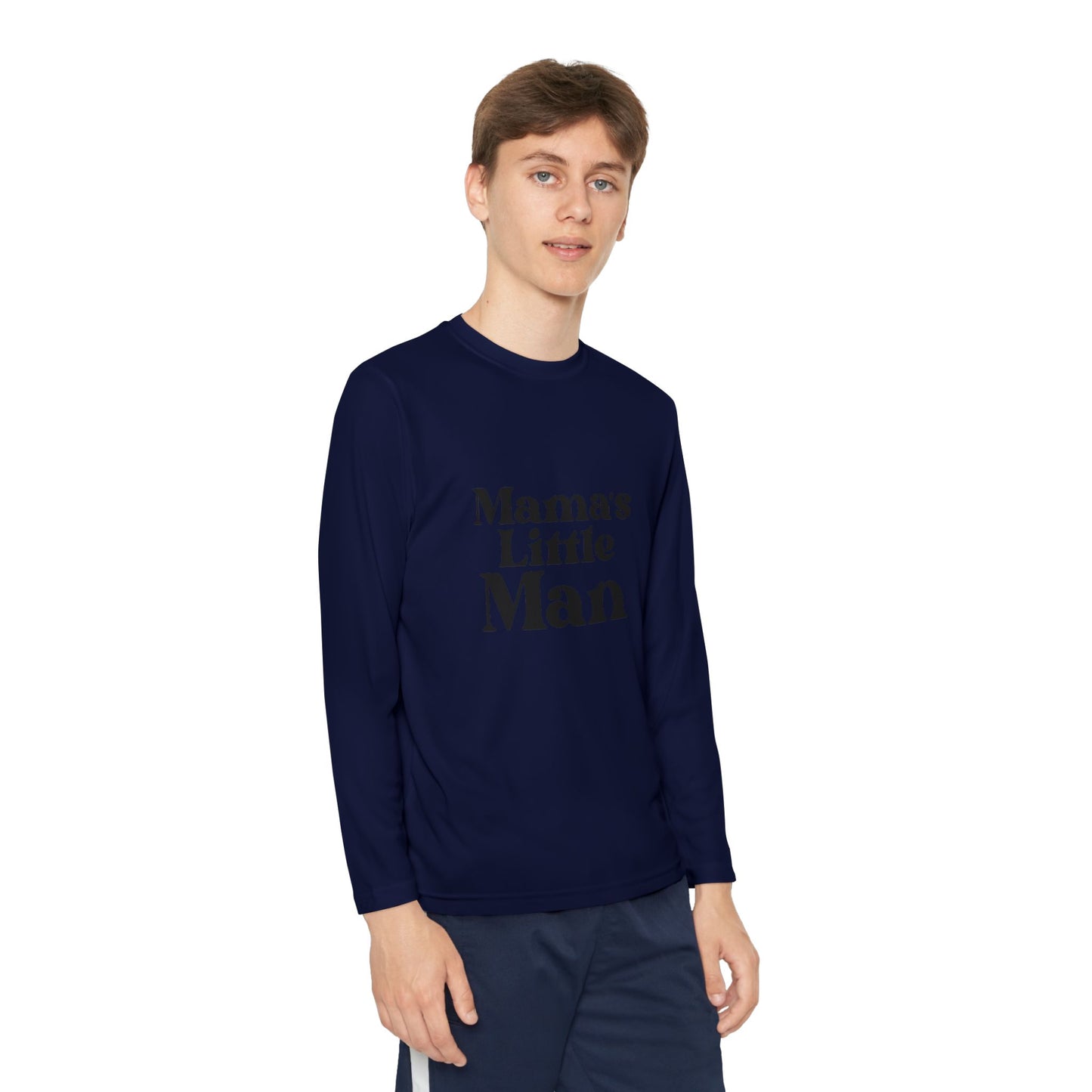 Mama's Little Man Youth Long Sleeve Tee - Soft and Stylish for Everyday Wear