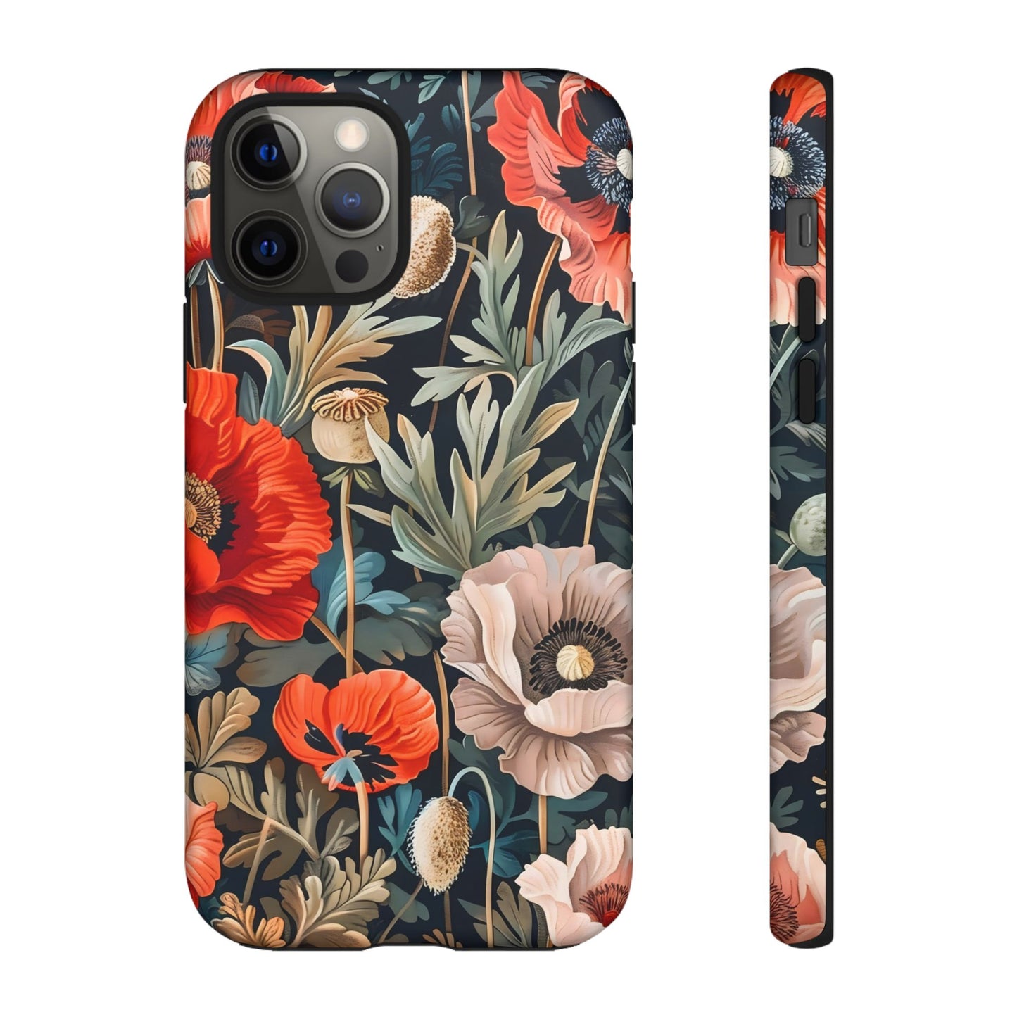 Floral Phone Case - Tough Cases, Flower Design, Chic Tech Accessories, Stylish Gifts, Unique Phone Protectors