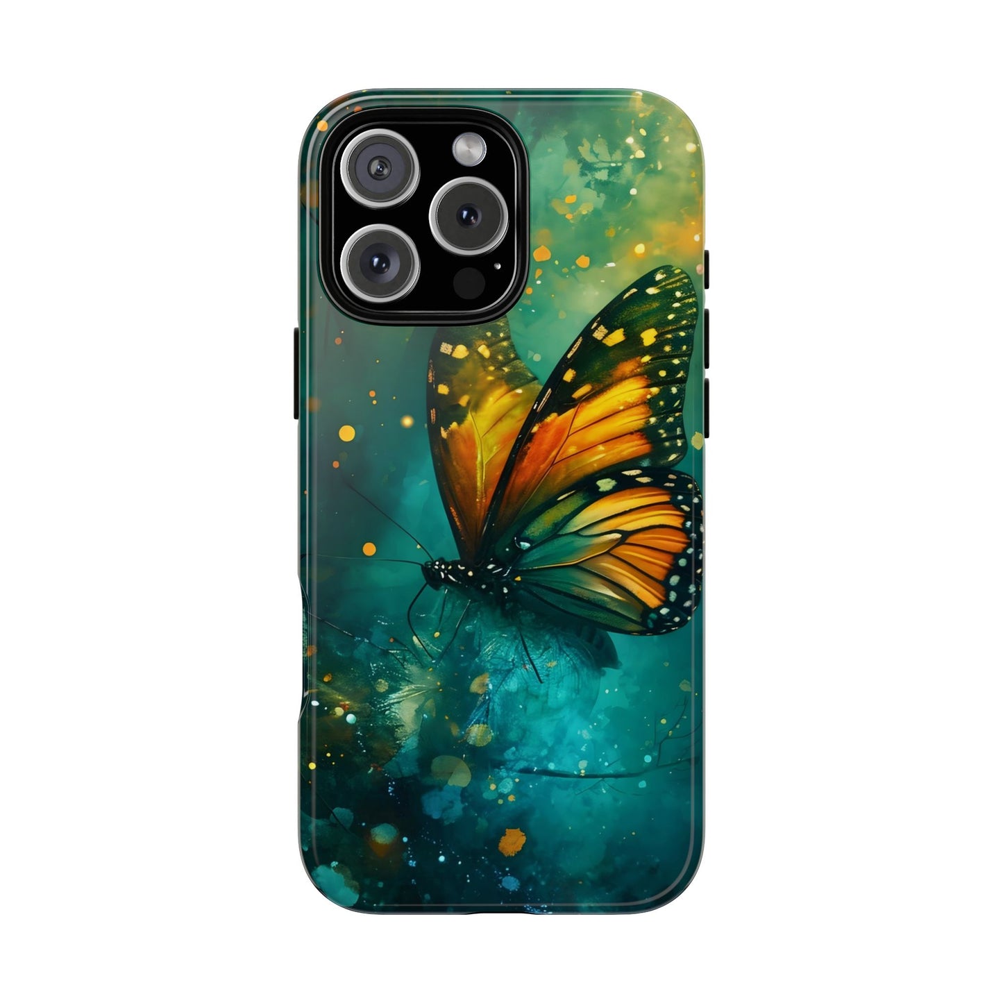 Colorful Butterfly Phone Case, Tough Cases for iPhone and Samsung, Cute Tech Accessories, Nature Lovers Gift, Vibrant Floral Design
