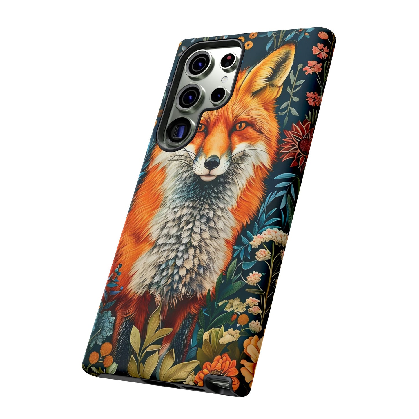 Vibrant Fox Phone Case, Tough Phone Cover, Unique Wildlife Accessory, Gift for Animal Lovers, Nature-Inspired Design