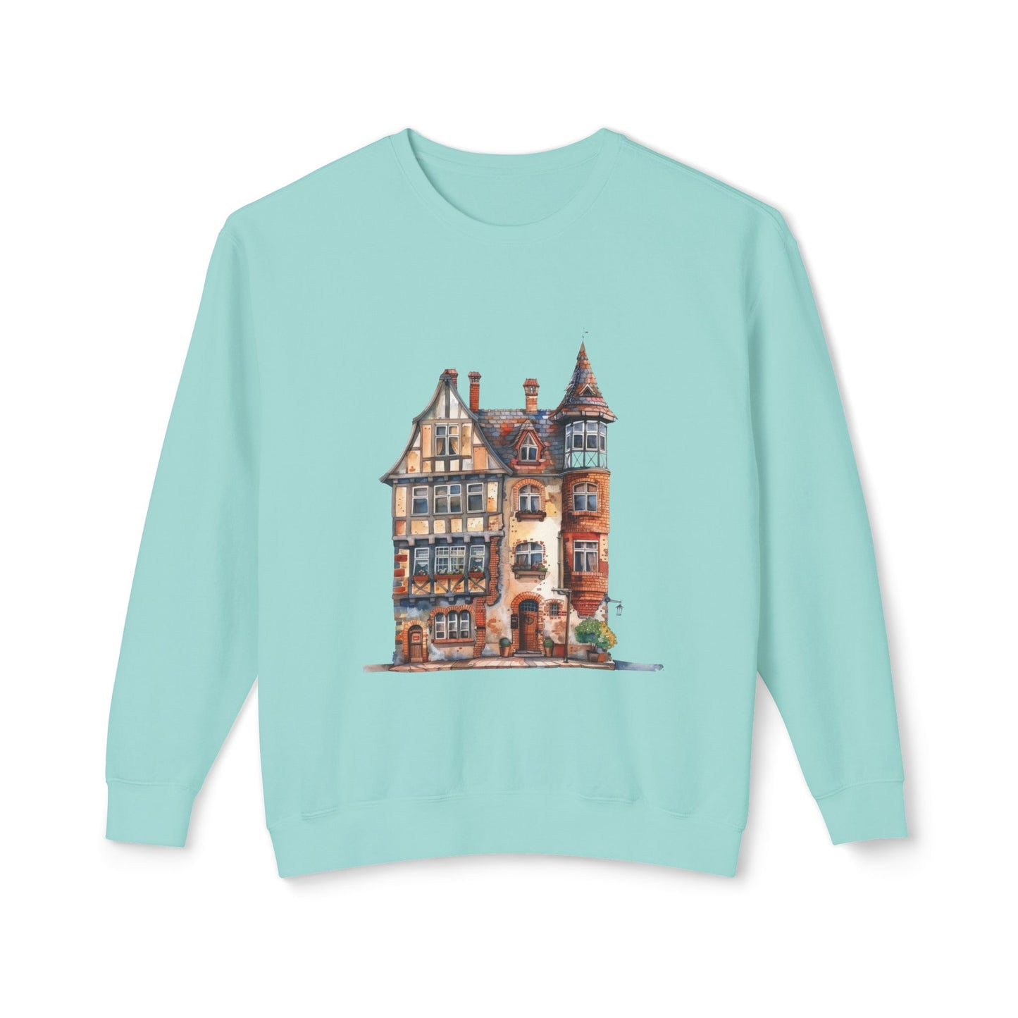 Unisex Lightweight Crewneck Sweatshirt - British Nature Scenic Landscapes and Natural Beauty