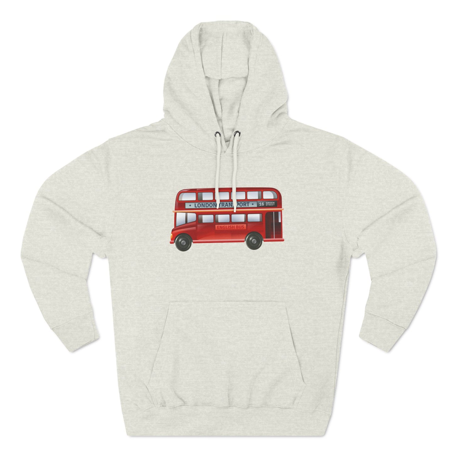 Vintage Car Trendy Three-Panel Fleece Hoodie
