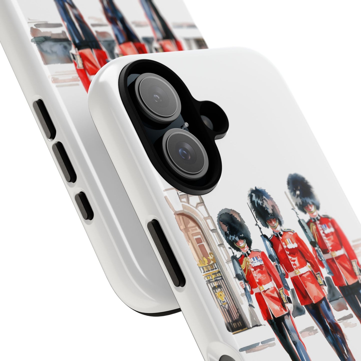 Phone Case with Royal Guard Design, Unique Cell Cover, London Souvenir, Tough Phone Case, Gift for Travelers, Stylish Street Photography