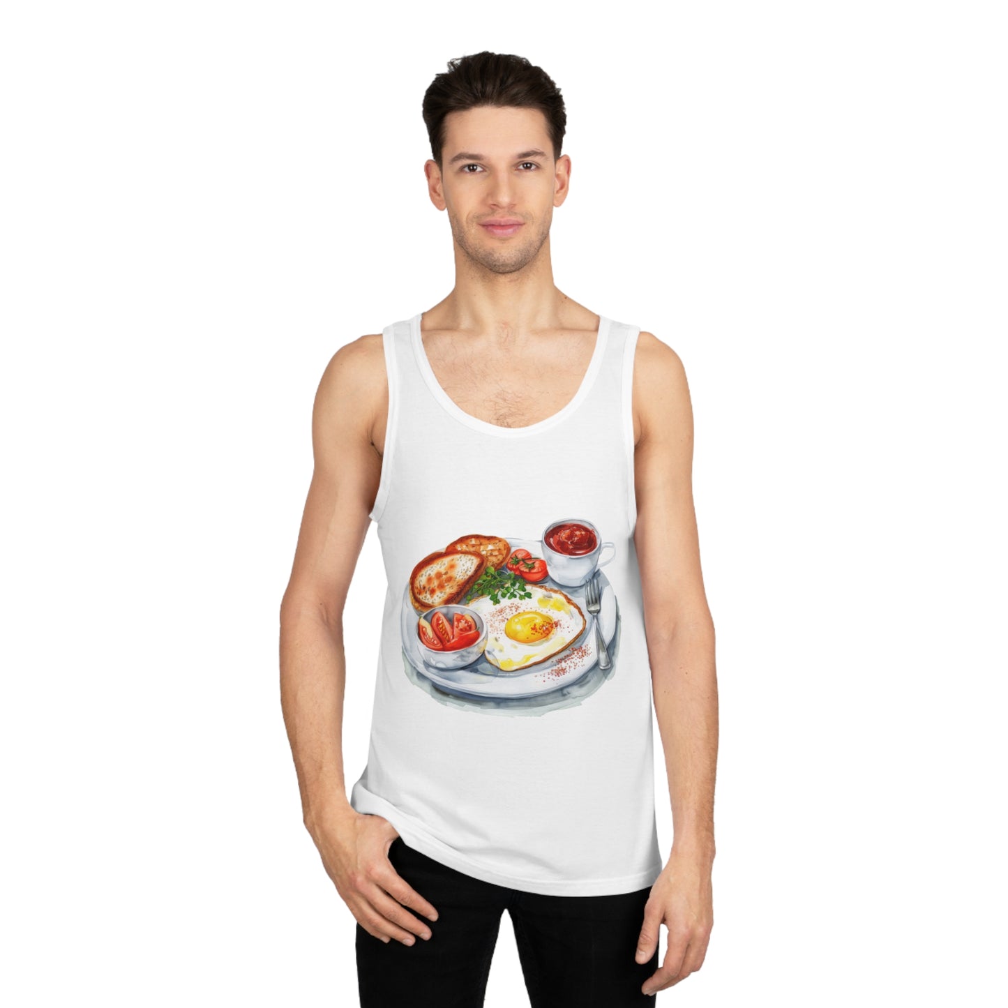 Unisex Softstyle™ Tank Top - Breakfast with British Royal Flair