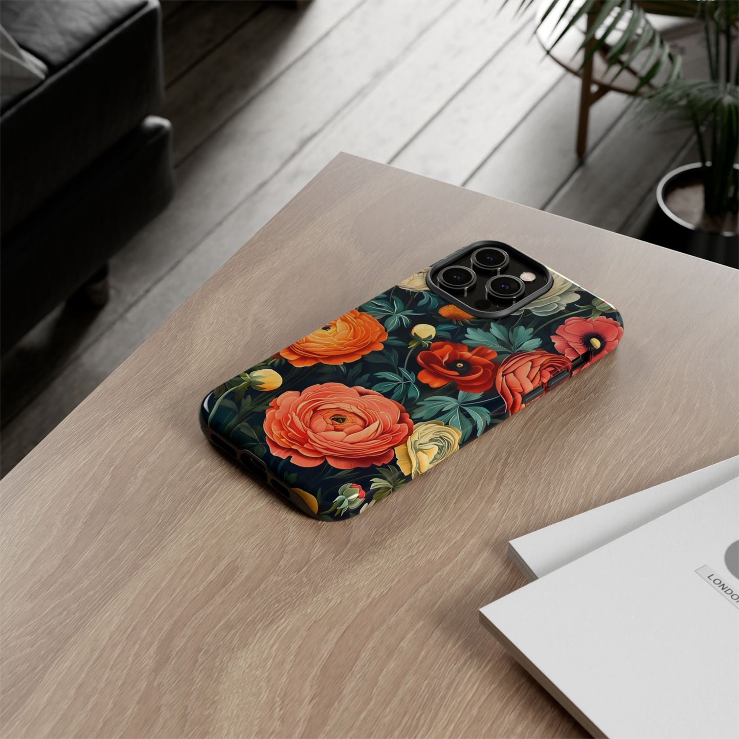 Floral Phone Case, Tough Cases - Stylish Protection, Gifts for Her, Nature Lover Decor, Floral Accessories