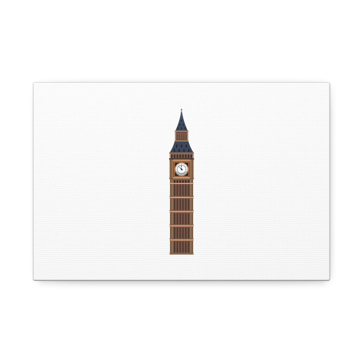 Big Ben Canvas Wall Art, Modern Home Decor, London Decor, Gift for Travel Lovers, Office Wall Art, Minimalist Art Print