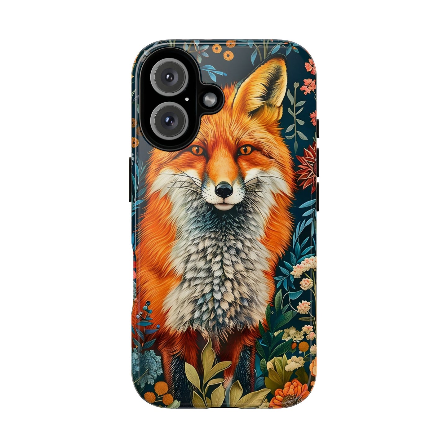 Vibrant Fox Phone Case, Tough Phone Cover, Unique Wildlife Accessory, Gift for Animal Lovers, Nature-Inspired Design