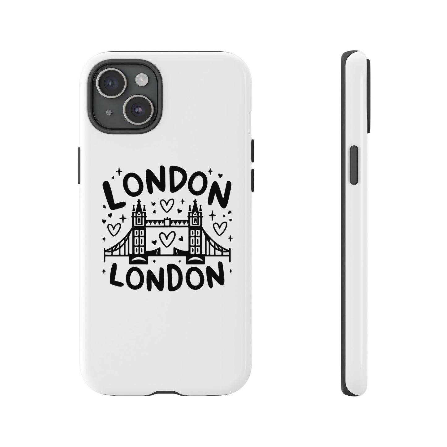 Love London Bridge Phone Case, Tough Cases for London Lovers, Cute Protection, Travel Gift, Phone Accessory, Design with Love