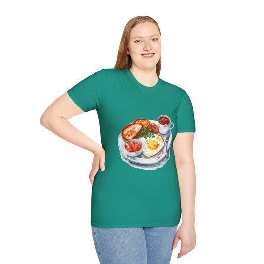 Unisex Softstyle T-Shirt - Hearty & Regal - British Breakfast Tradition