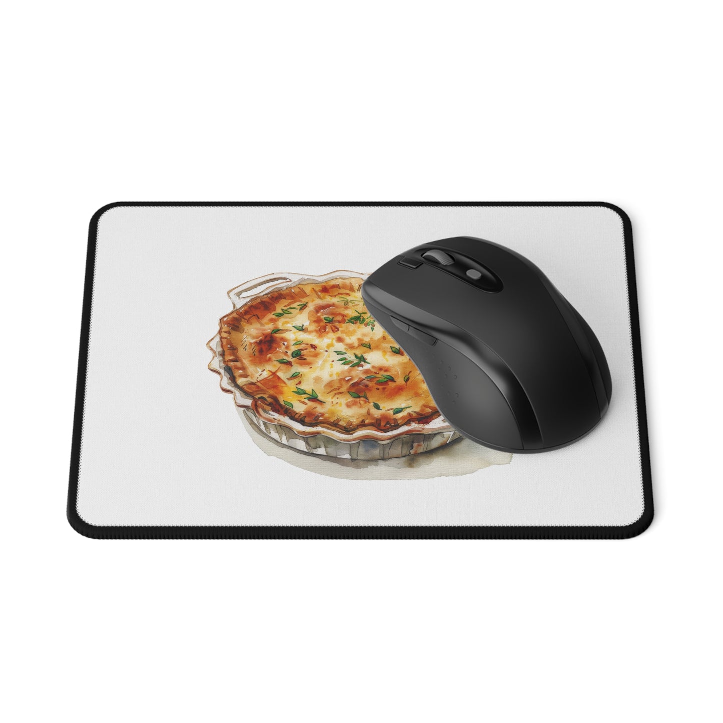 Custom Non-Slip Gaming Mouse Pad with Quiche Design, Gamer Gift, Desk Accessory, Gaming Decor, Unique Mouse Mat