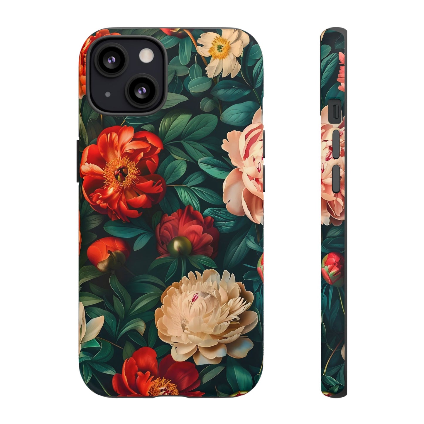 Floral Phone Case - Tough Cases, Vibrant Protection, Gift for Her, Cute Floral Design, Trendy Accessory, Perfect for Spring