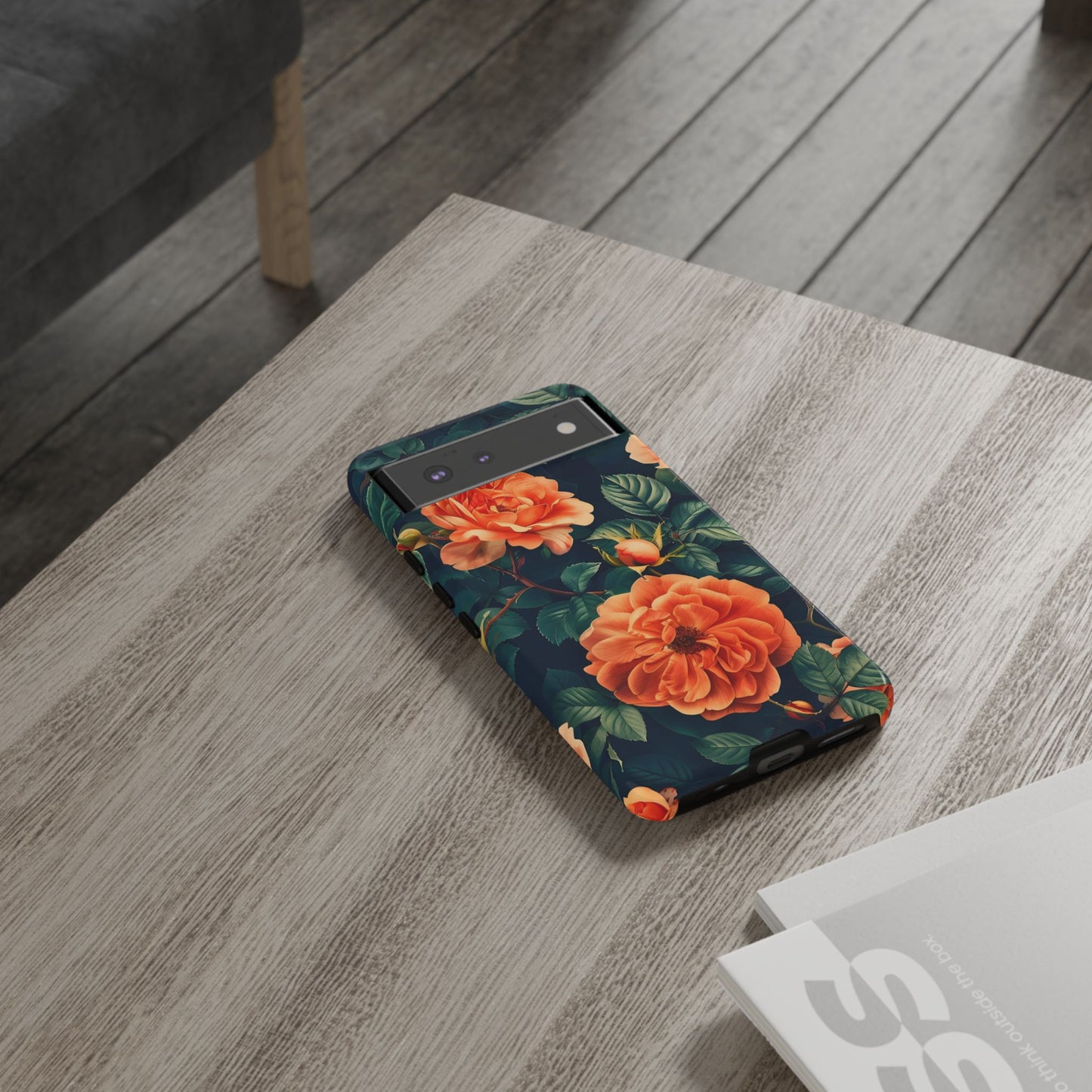 Floral Phone Case, Tough Cases for Nature Lovers, Botanical Design, Phone Protection, Gift for Her, Trending Floral Accessories