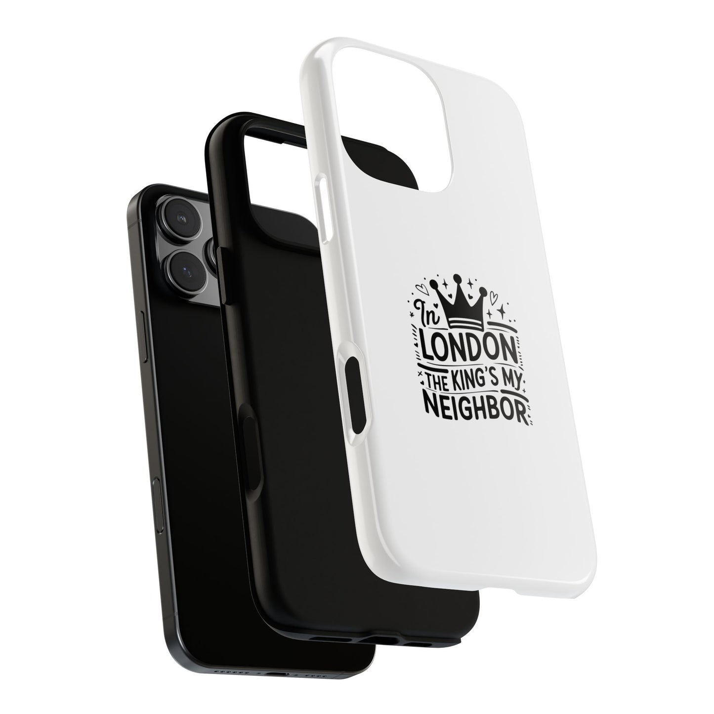 London-Themed Tough Phone Case - Chic & Stylish Protection