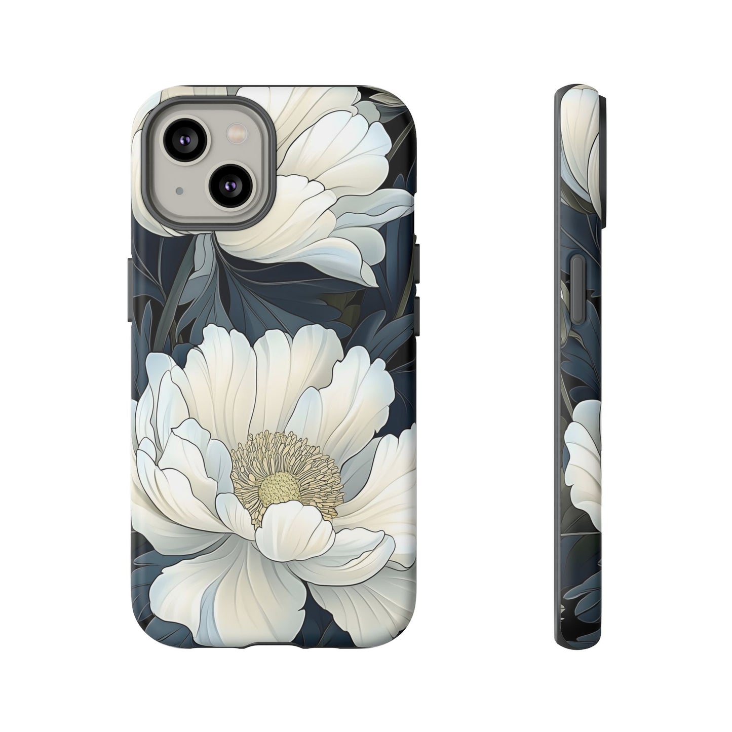 Elegant Floral Phone Case, Floral iPhone Cover, Flower Art Phone Case, Eco-Friendly Mobile Protection, Tough & Stylish Phone Case