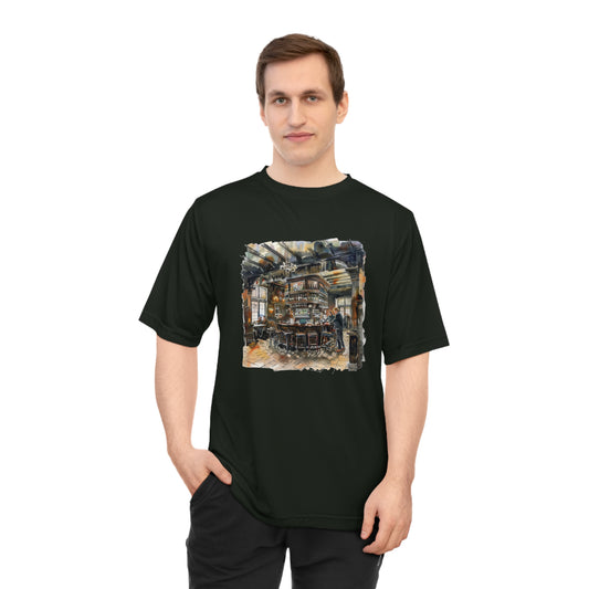 Unisex Zone Performance T-shirt - Hearth & Ale - The Cozy British Pub Vibe