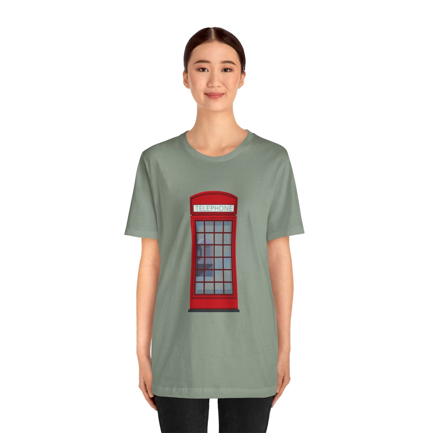 Unisex Jersey Short Sleeve Tee - British Public Telephone