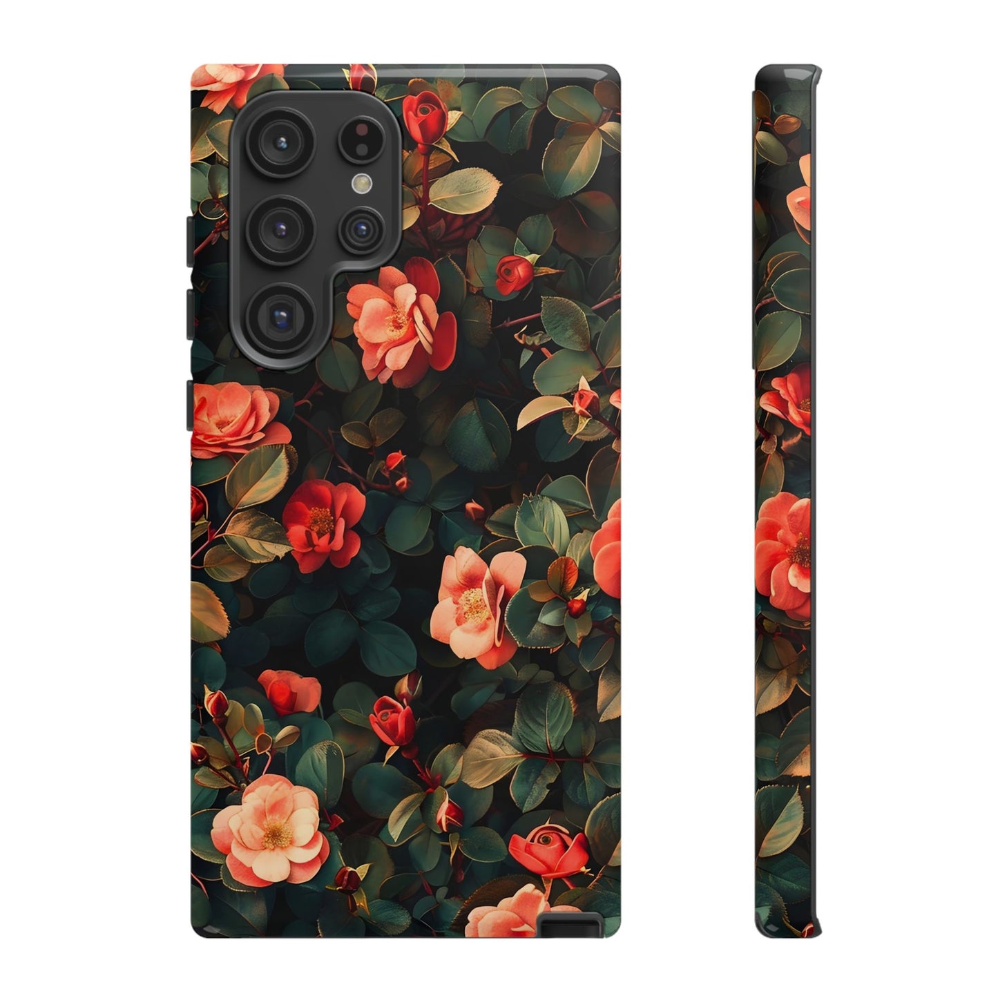 Floral Phone Case - Elegant Floral Design, Tough Protective Case, Perfect Gift for Her, Trendy Phone Accessories, Mother’s Day, Birthday
