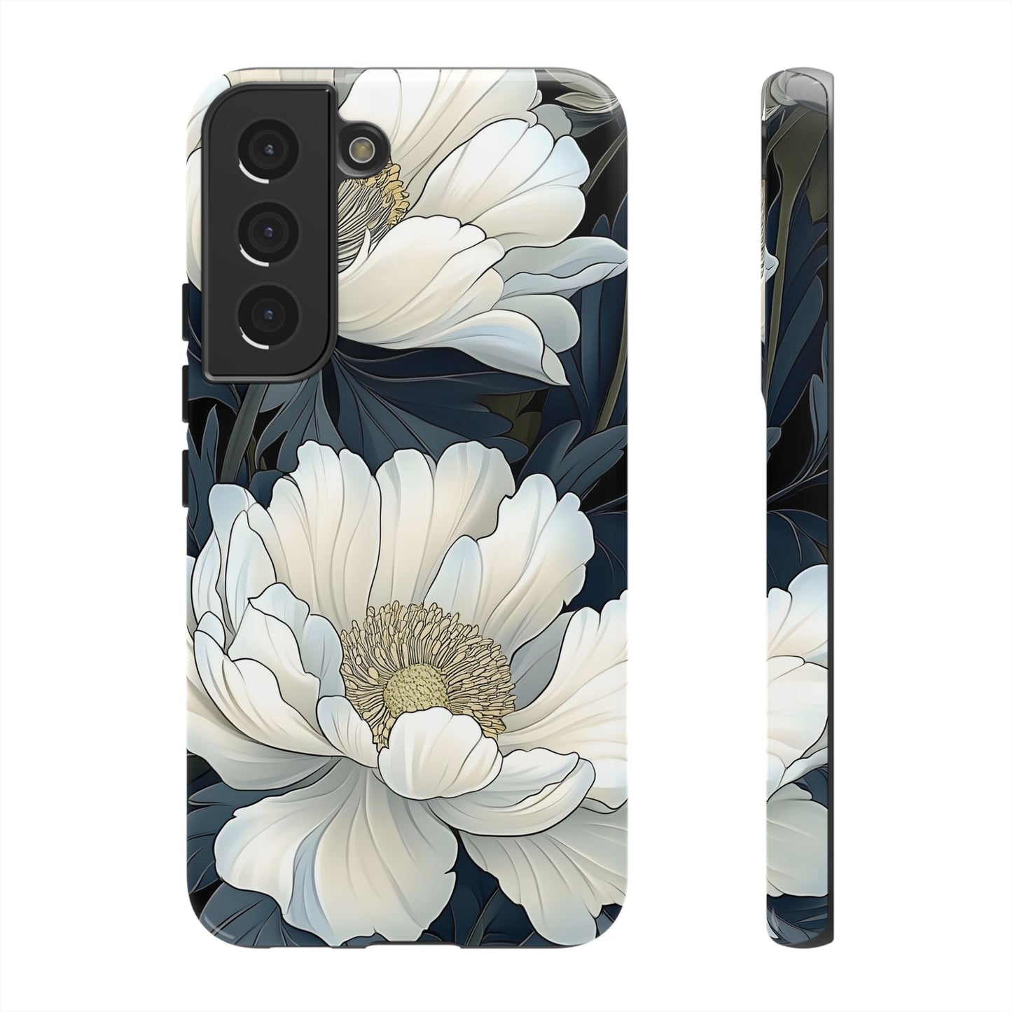 Elegant Floral Phone Case, Floral iPhone Cover, Flower Art Phone Case, Eco-Friendly Mobile Protection, Tough & Stylish Phone Case