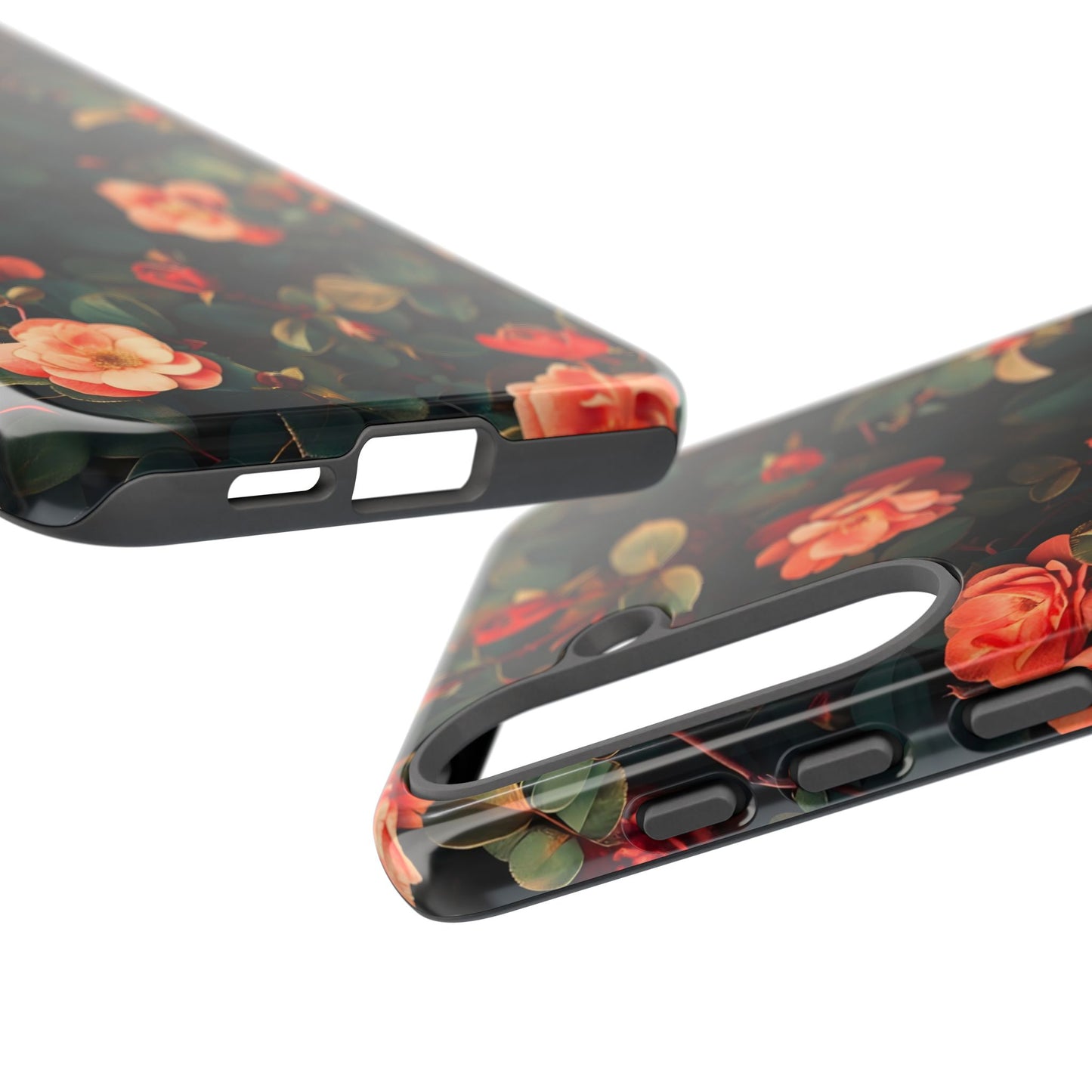 Floral Phone Case - Elegant Floral Design, Tough Protective Case, Perfect Gift for Her, Trendy Phone Accessories, Mother’s Day, Birthday