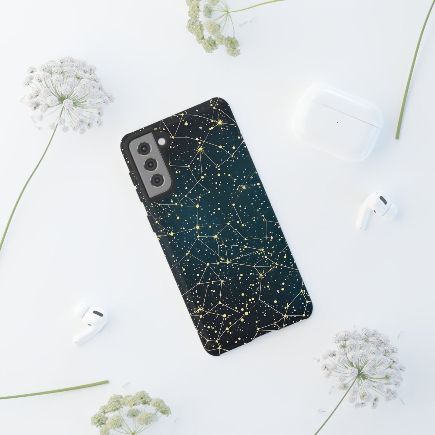 Celestial Phone Case - Starry Night Galaxy Design, Tough Case for Astrology Lovers, Cosmic Gift for Birthdays, Space Themed Accessory