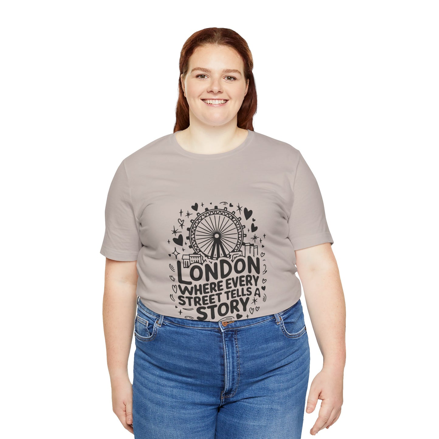 Unisex Jersey Short Sleeve Tee - London's Story Telling Street