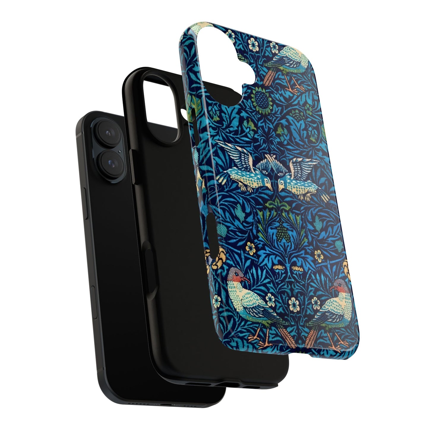 Elegant Bird Pattern Phone Case | Nature Lover Gift, Stylish Mobile Cover, Floral Design, Eco-Friendly, Unique Cell Phone Protector