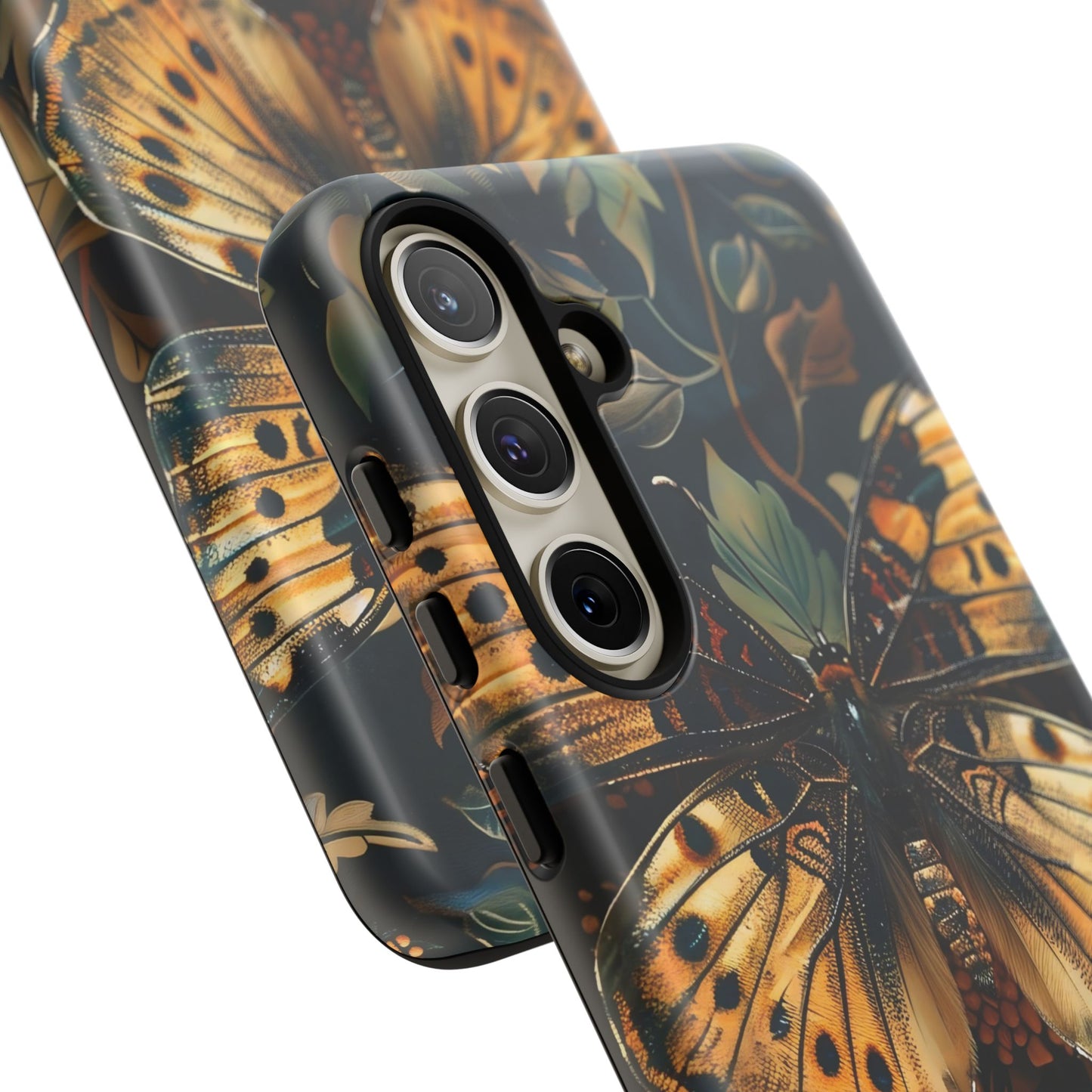 Butterfly Floral Phone Case, Tough Cases, Protective Cover, Unique Gift, Nature Lover, Art Print, Spring Decor