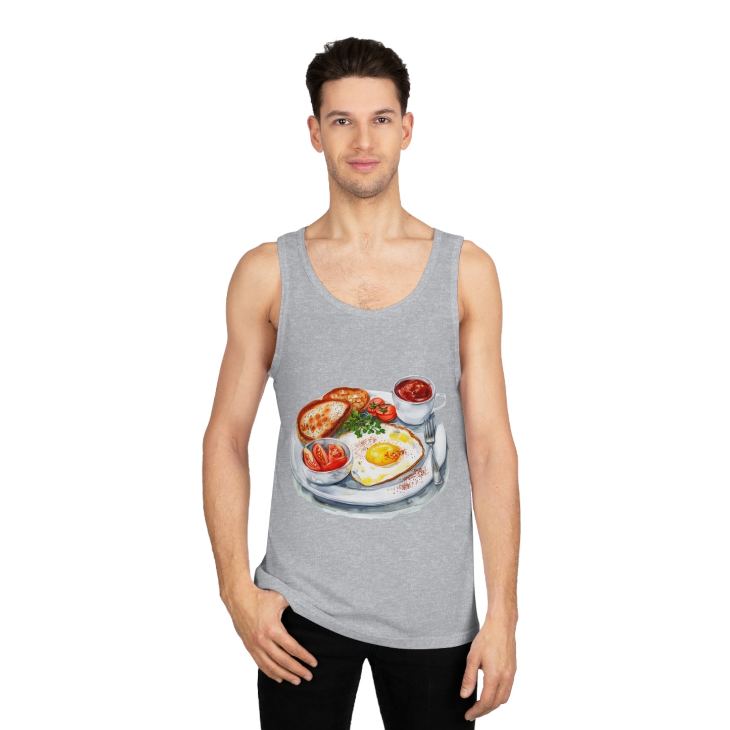 Unisex Softstyle™ Tank Top - Breakfast with British Royal Flair