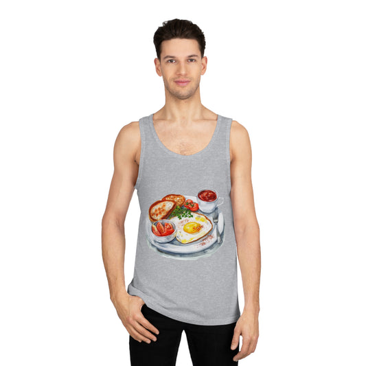 Unisex Softstyle™ Tank Top - Breakfast with British Royal Flair