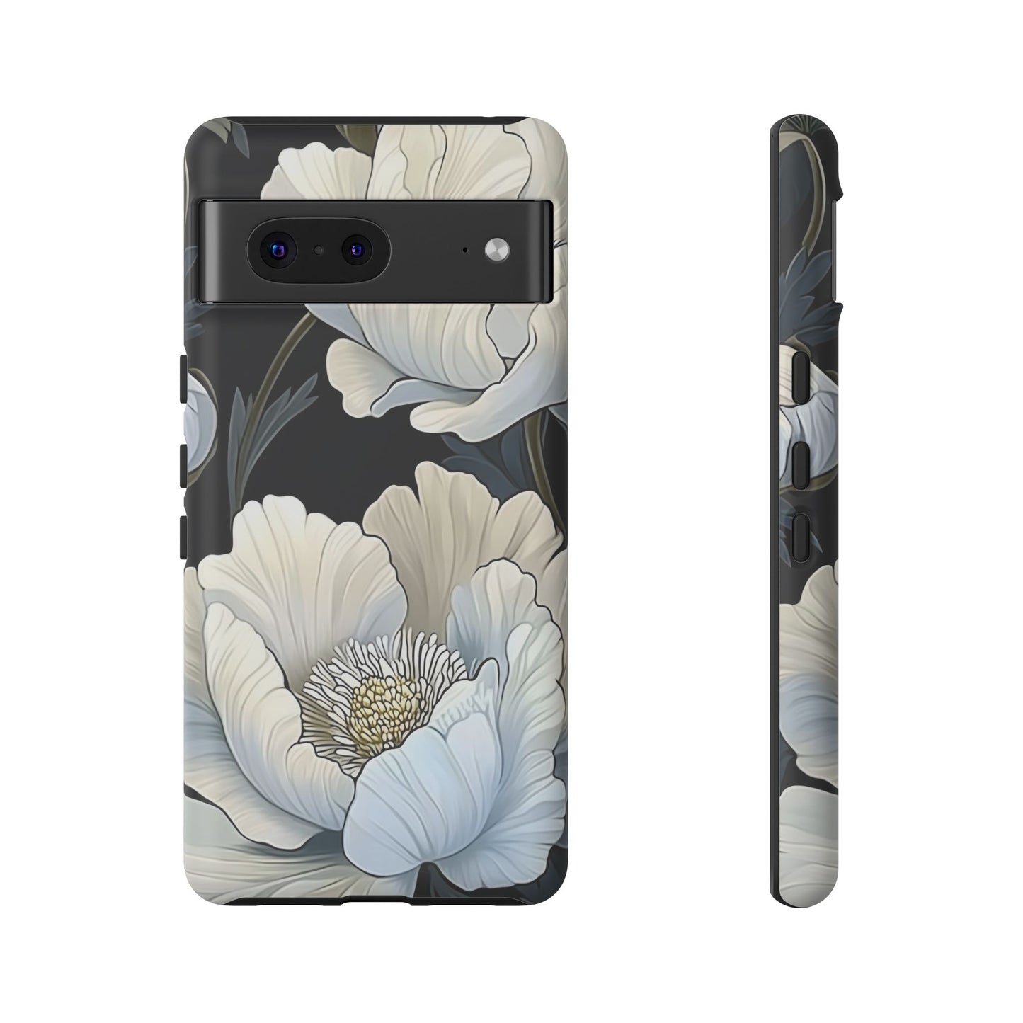Floral Phone Case, Tough Cases for Women, Stylish Phone Cover, Floral Design Phone Protector, Nature Inspired Tech Accessories