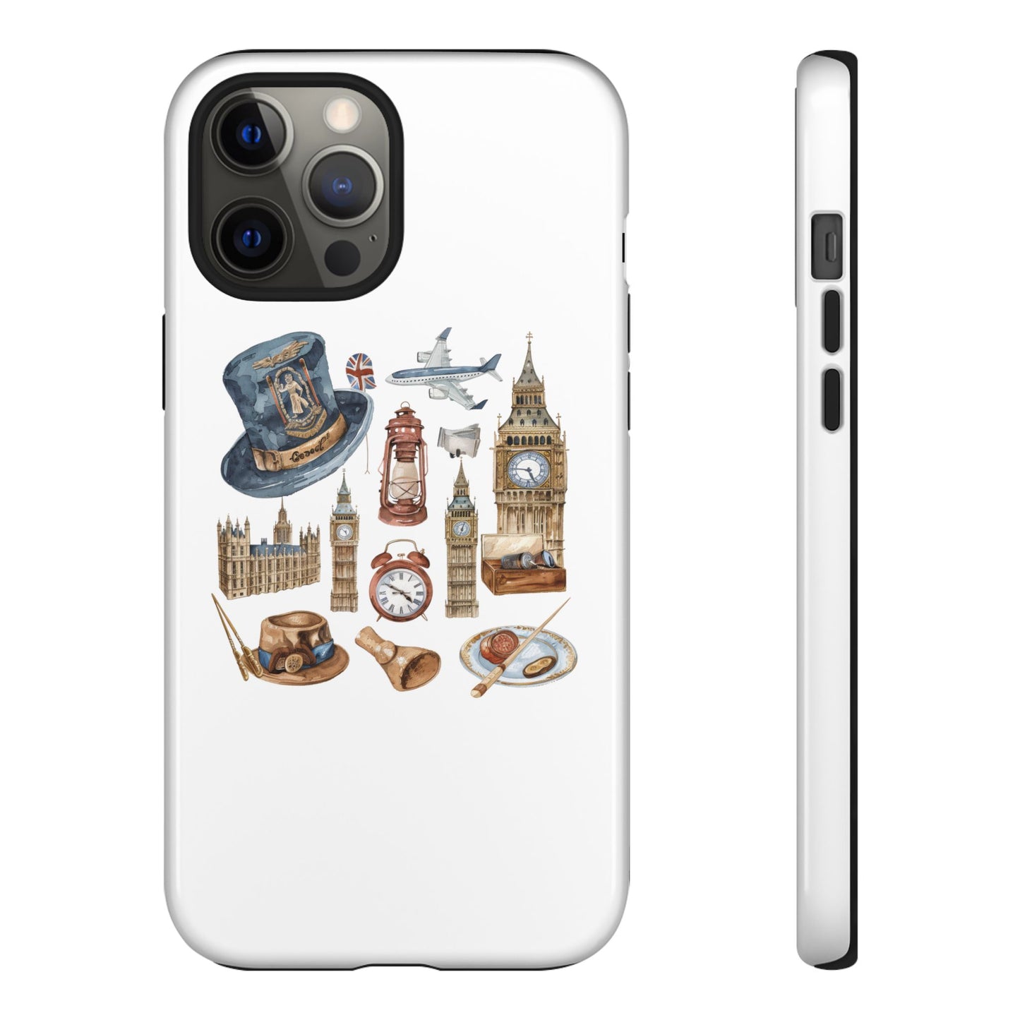 London-Themed Phone Case, Durable iPhone Cover, Gift for Travelers, Unique Cell Phone Accessories, Stylish Gadget Protection