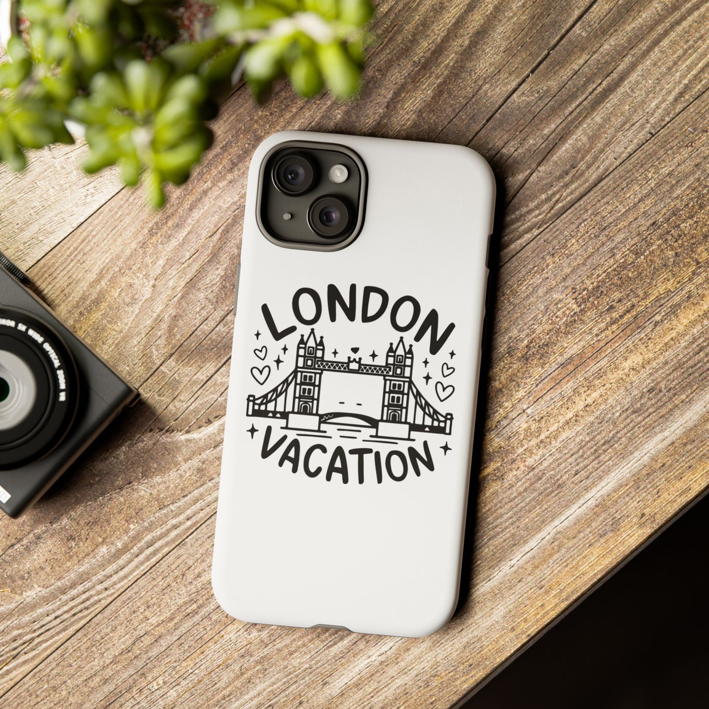 London Vacation Phone Case, Travel Accessories, Unique Gift, London Lover, Custom Phone Cover, Vacation Souvenir