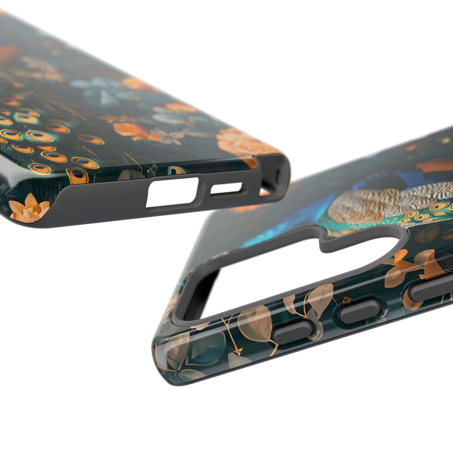 Peacock Phone Case - Elegant Floral Design, Tough Case for Protection, Unique Gift for Nature Lovers, Stylish Accessory, Eco-Friendly