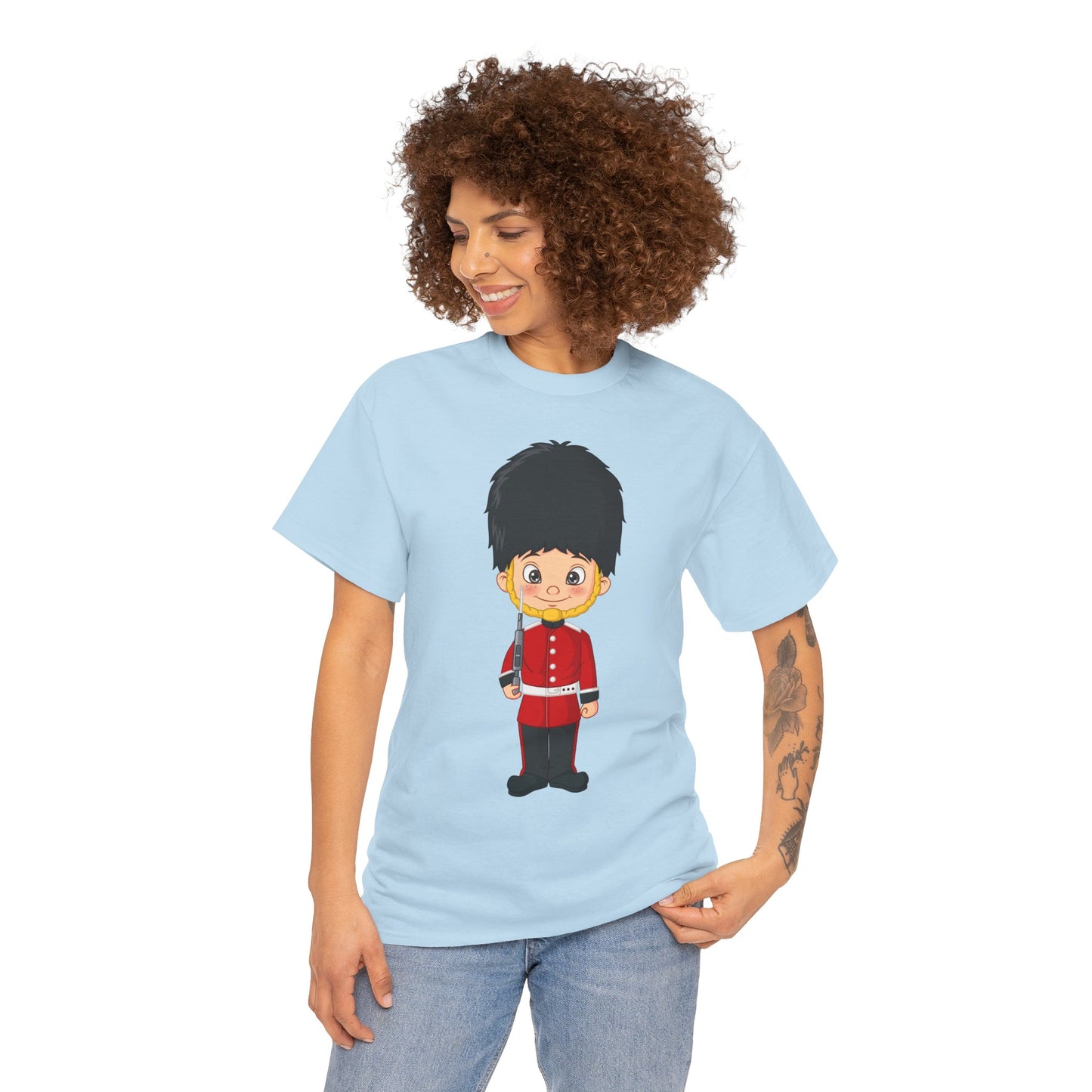 Unisex Heavy Cotton Tee - Bodmin’s Brave - The Iconic Red Jacket