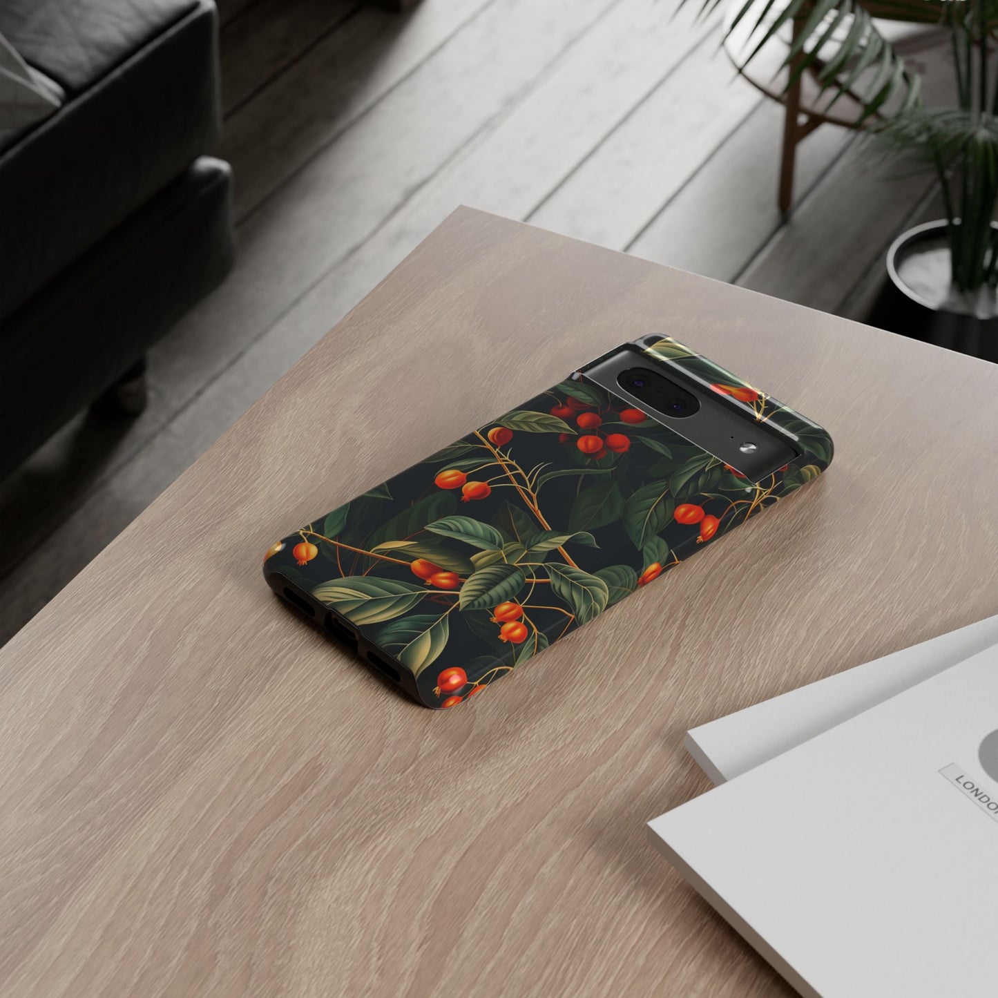 Tough Cases, Floral Phone Case, Nature-Inspired Tech, Unique Gift, Phone Accessory, Botanical Design, Fall Vibes