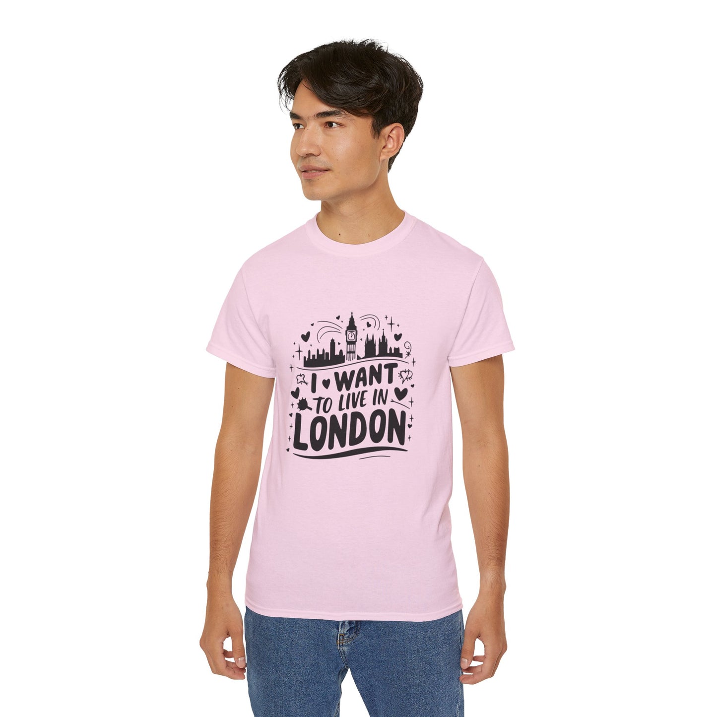 Unisex Ultra Cotton Tee - Want to live in London