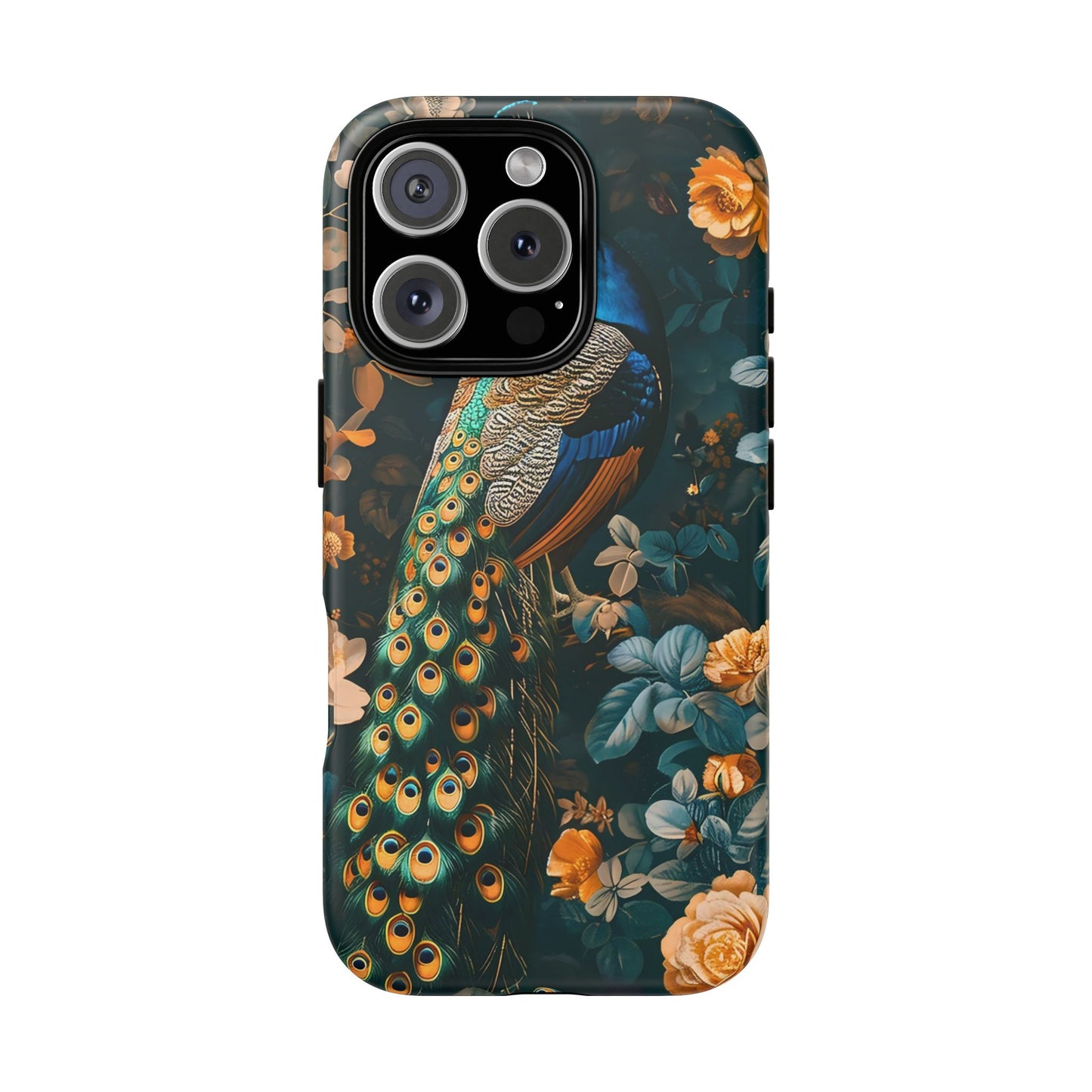 Peacock Phone Case - Elegant Floral Design, Tough Case for Protection, Unique Gift for Nature Lovers, Stylish Accessory, Eco-Friendly