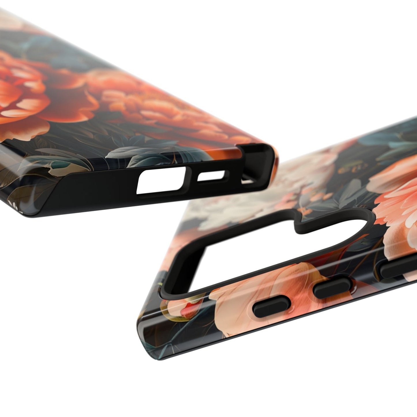 Floral Phone Case - Tough Cases, Durable Cover, Flower Design, Unique Gift, Phone Accessories
