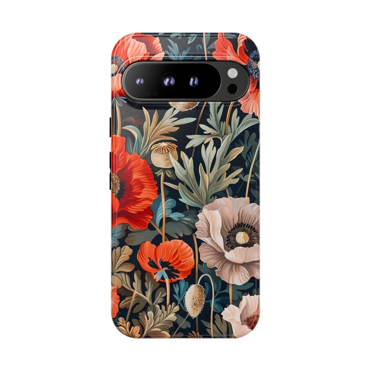 Floral Phone Case - Tough Cases, Flower Design, Chic Tech Accessories, Stylish Gifts, Unique Phone Protectors