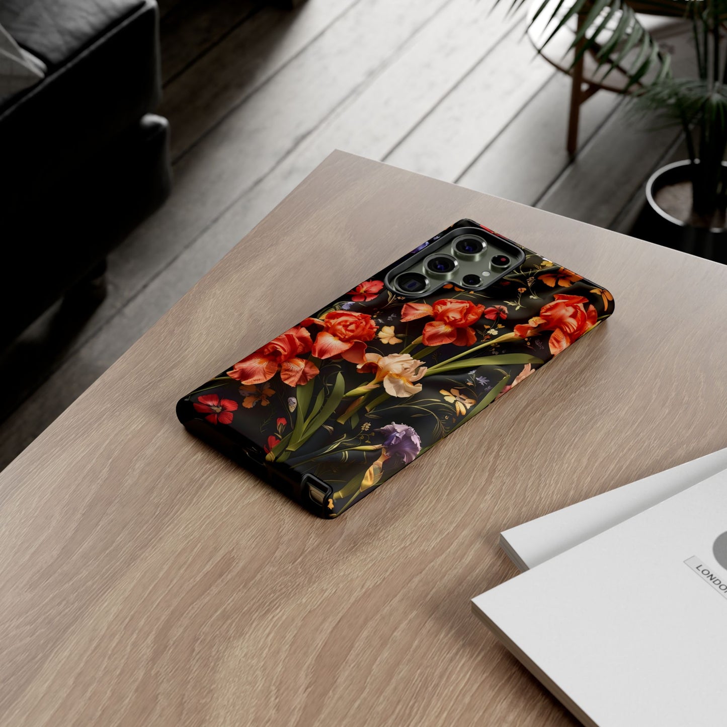 Floral Tough Case for Phone, Durable Protective Phone Cover, Gift for Flower Lovers, Phone Accessories, Spring Vibes