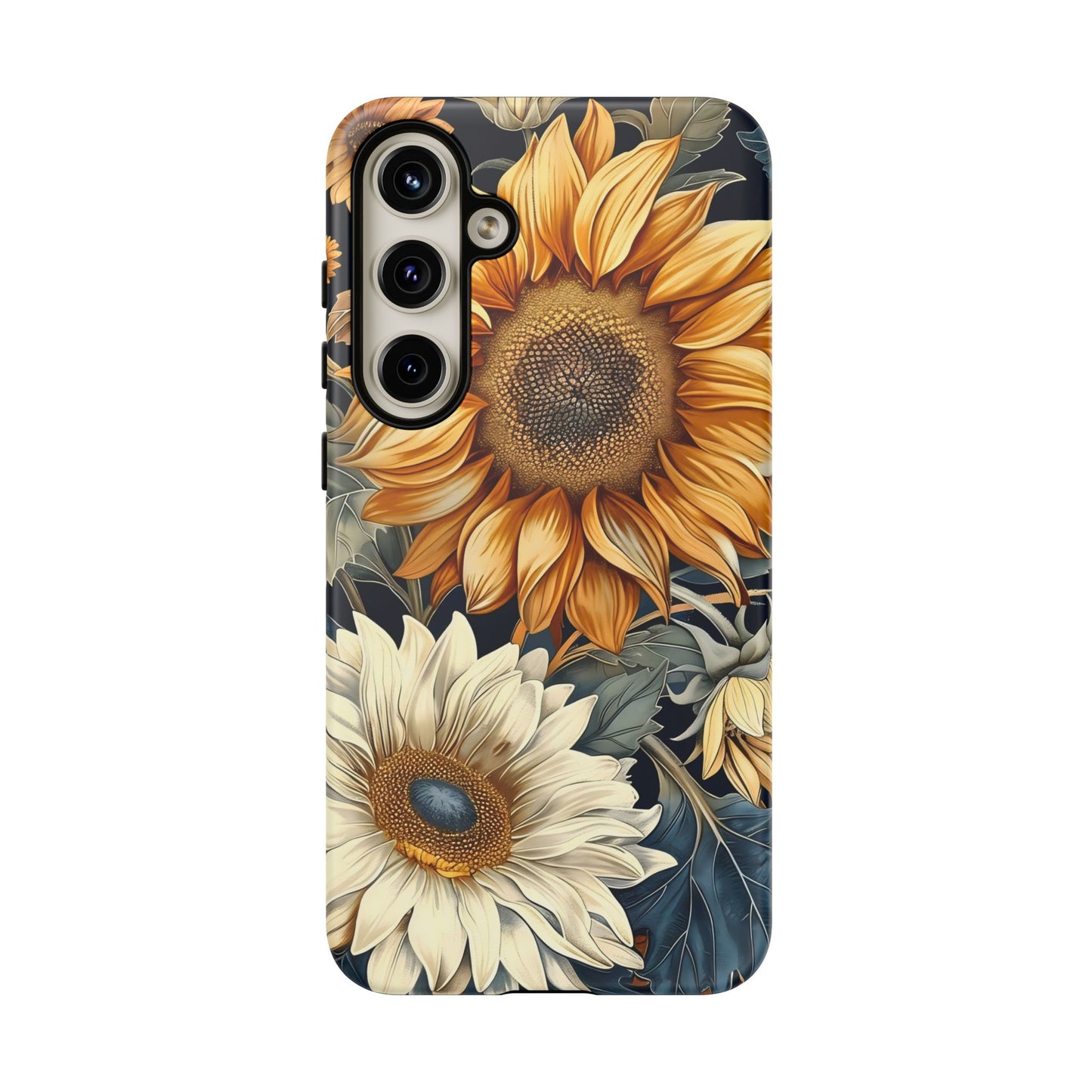Sunflower Phone Case, Floral Tough Phone Cover, Gift for Nature Lovers, Phone Accessories, Sunflower Gifts