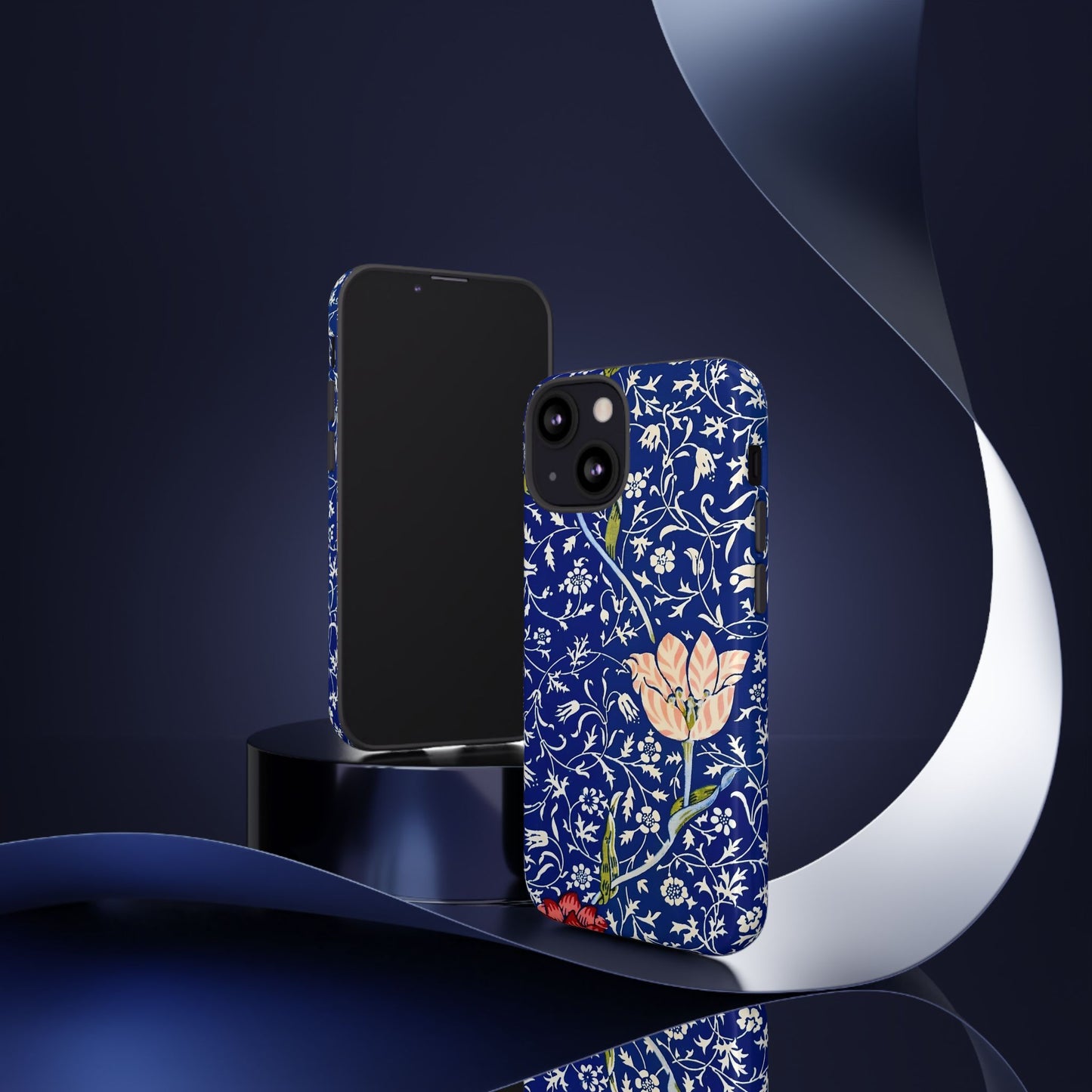 Floral Phone Case, Unique Tough Phone Cover, Gift for Her, Spring Decor, Durable Protective Case, Elegant Floral Design