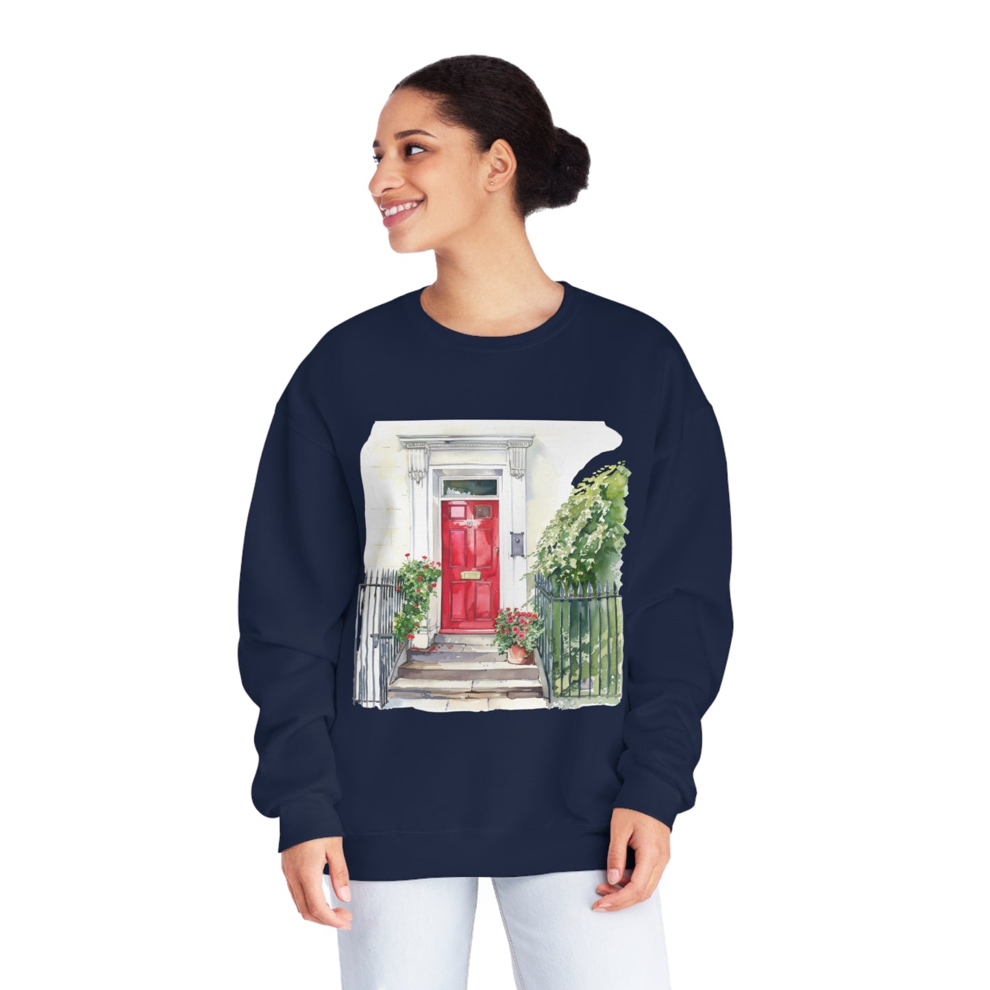 Unisex NuBlend® Crewneck Sweatshirt - British Nature - Scenic Landscapes and Natural Beauty