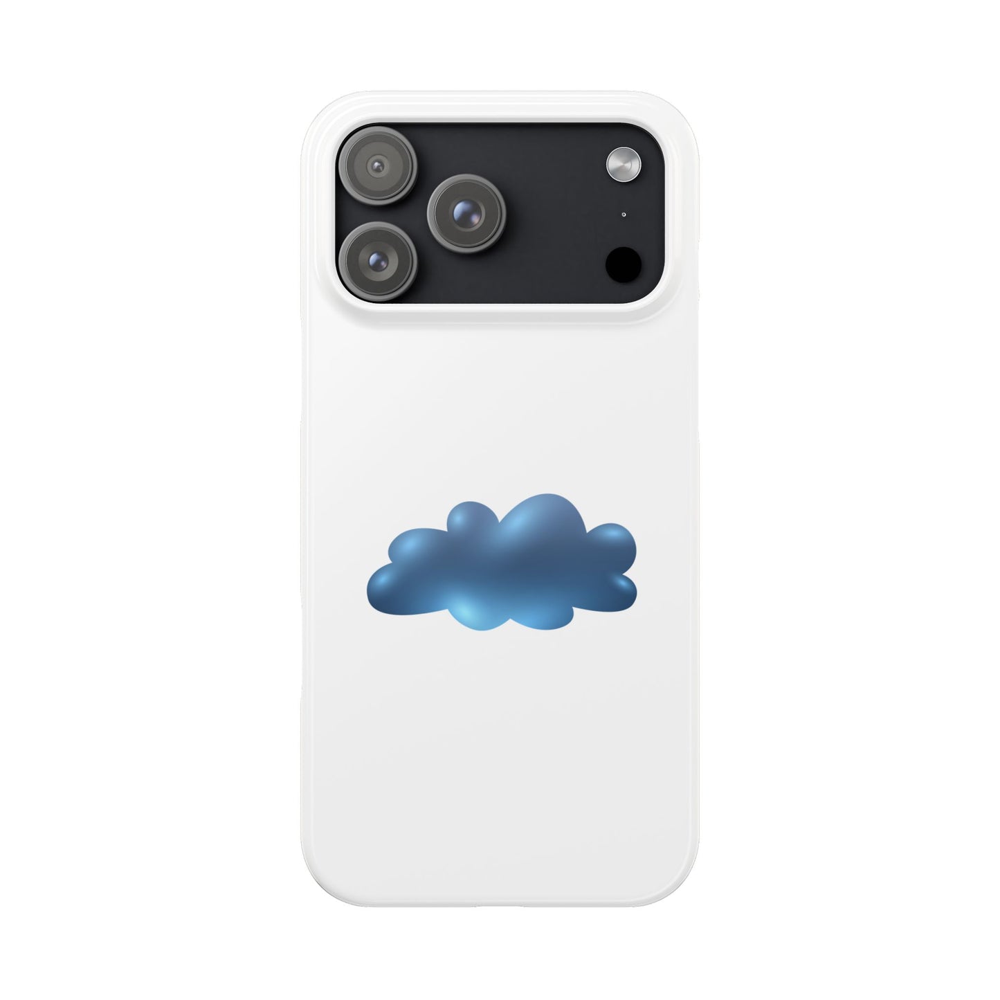 Cloud Design Slim Phone Cases - Aesthetic Protection for Your Device, Cute Phone Cover, Trendy Accessories, Gift for Her, Cloudy Vibes